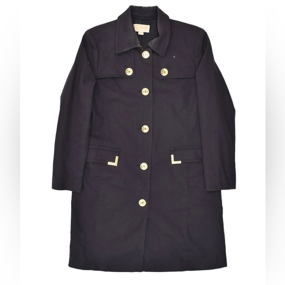 Michael Kors trench with gold hardware, XL, EUC - Picture 4 of 9